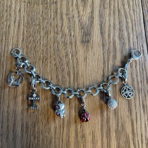 Fossil Charm Bracelet with 6 Charms